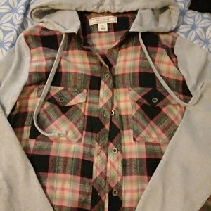 Hooded flannel